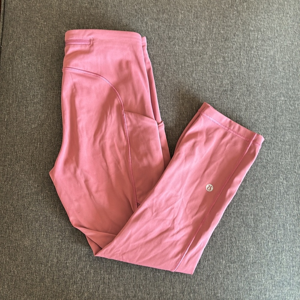 Pink lululemon leggings